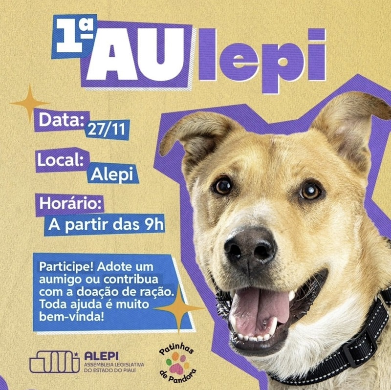 Alepi e Instituto Pandora realizam amanhã feira de adoção de pets