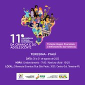 11ª Conferência Estadual dos Direitos da Criança e do Adolescente será realizada nesta quinta (30) e sexta-feira (31)