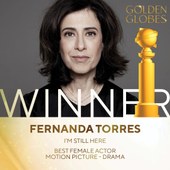 Fernanda Torres leva Globo de Ouro por atuação em Ainda Estou Aqui