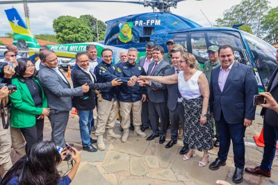 Helicóptero e novos equipamentos reforçam segurança