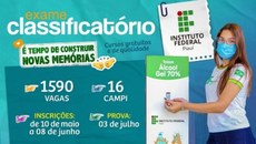 IFPI oferta 1.590 vagas para cursos técnicos