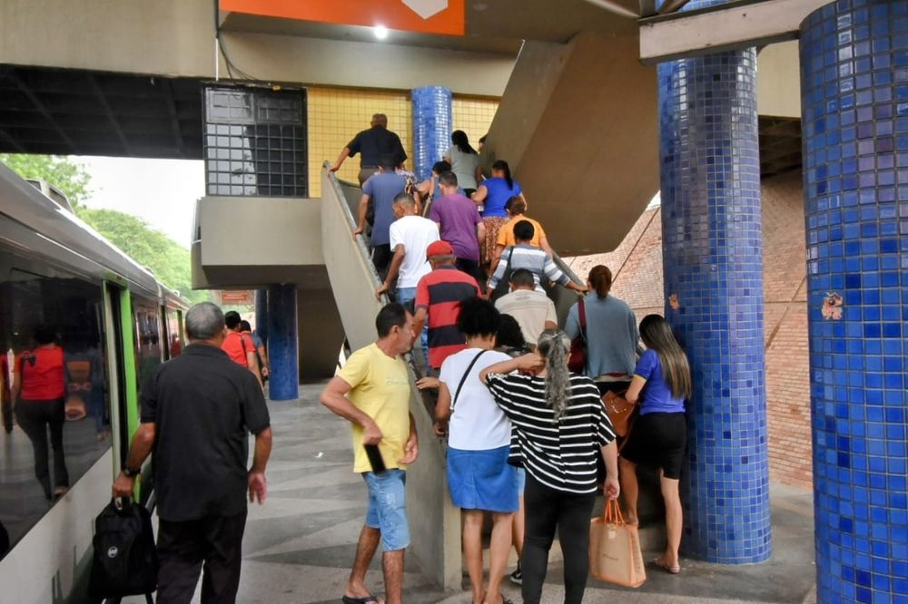 Movimento no Metrô de Teresina aumenta em 40% no primeiro dia de tarifa zero