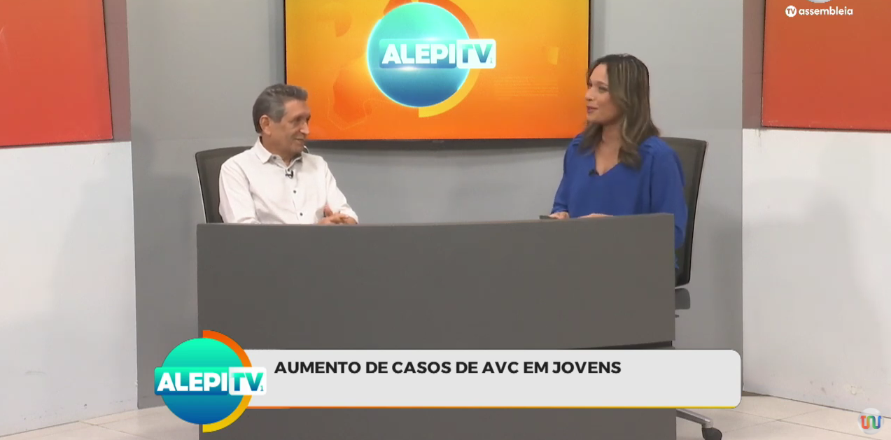 Em entrevista ao Alepi TV 1, Benjamim Pessoa Vale explica sobre casos de AVC entre jovens