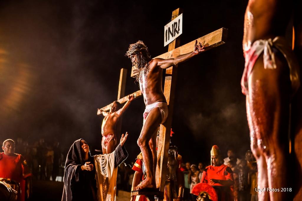 Espetáculo Paixão de Cristo começa nesta quarta (06) e terá três apresentações em Teresina