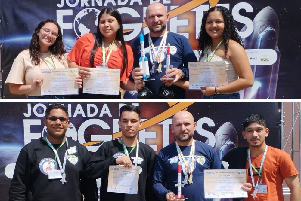 Estudantes piauienses conquistam medalhas de ouro e prata na 54ª Jornada de Foguetes no Rio de Janeiro