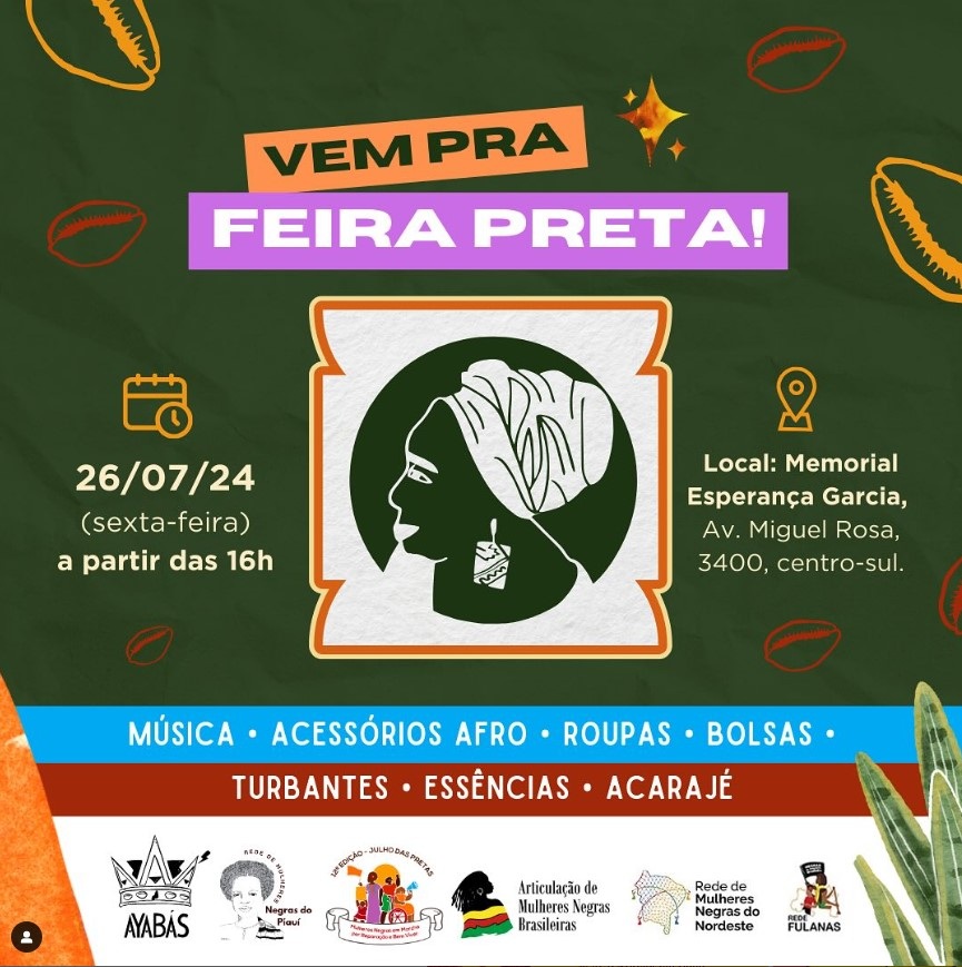 Feira movimenta cultura afro e empreendedorismo das mulheres negras do Piauí