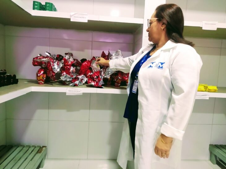 IMEPI realiza perícia de produtos da Operação Páscoa