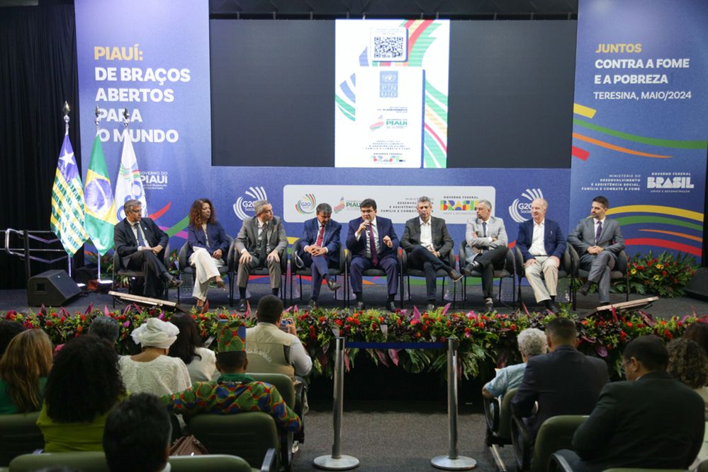 Piauí é exemplo no combate à fome, afirma Rafael durante o G20 Social em Teresina