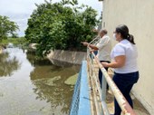 Prefeito de Teresina vistoria nível dos rios e determina que comitê fique em alerta