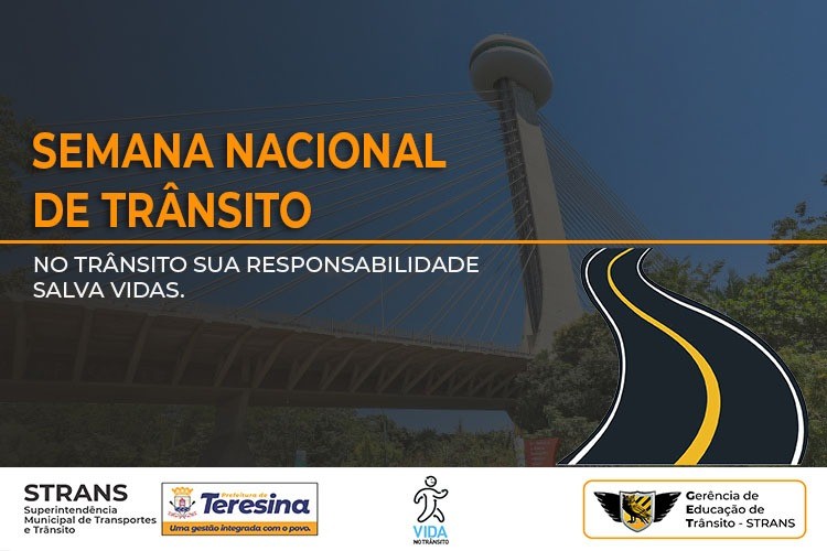 Prefeitura de Teresina anuncia vasta programação da Semana Nacional de Trânsito