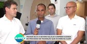 Presidente e futuro presidente da Alepi cumprem agenda de transição e visitam TV e Rádio Assembleia