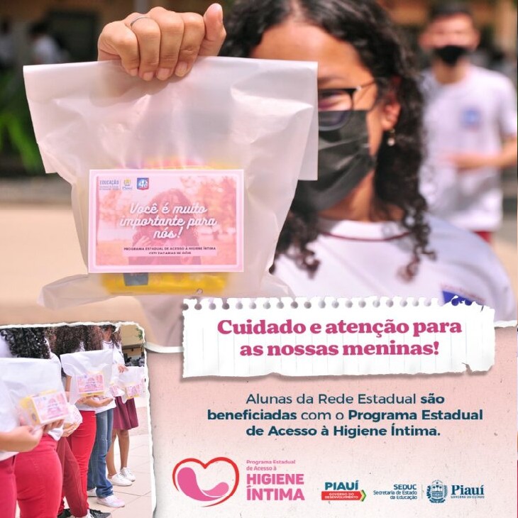 Programa Estadual de Acesso à Higiene Íntima entrega kits nesta segunda (29)