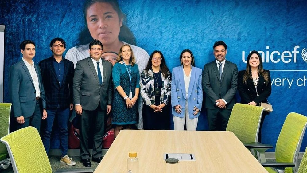 Rafael apresenta programas Saúde Digital e Pacto pelas Crianças a representantes do Unicef