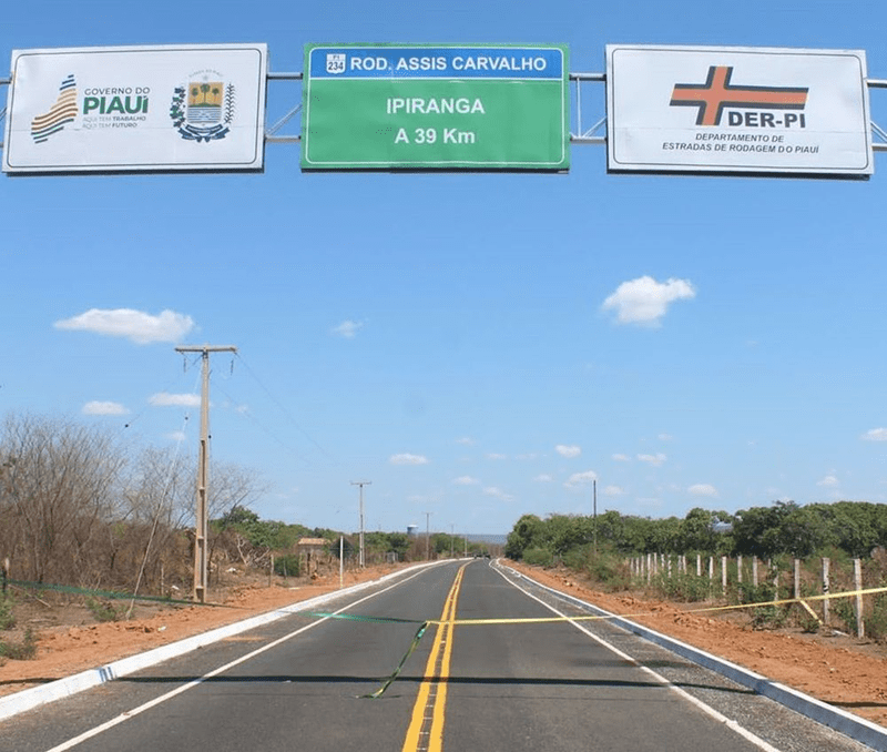 Rodovias do Vale do Rio Canindé e Capivara recebem investimentos