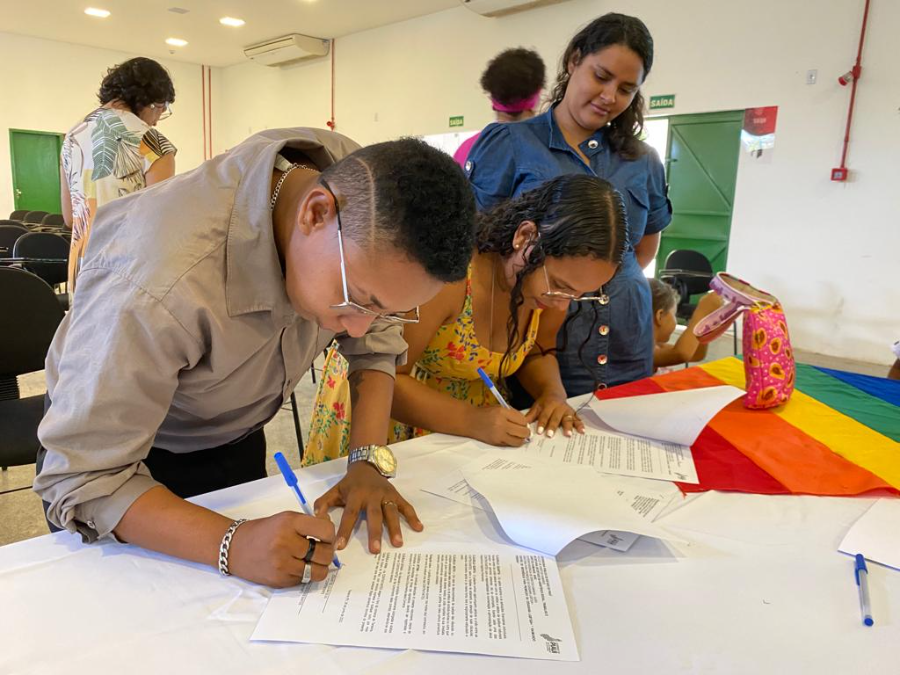 Sasc e DPE-PI realizam cerimônia de contrato de união homoafetiva