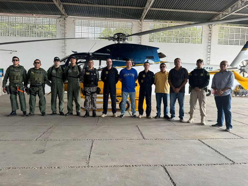 Segurança do PI recebe helicóptero doado pelo governo federal