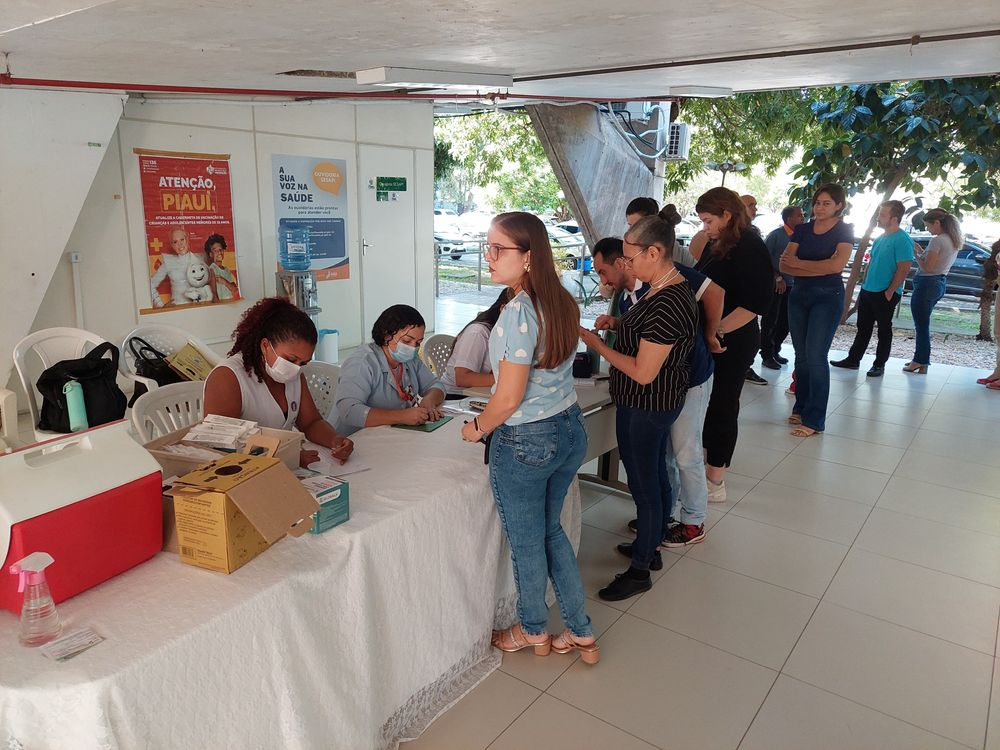 Servidores do Centro Administrativo recebem vacinação contra a influenza