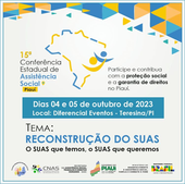 Teresina sediará 15ª Conferência Estadual de Assistência Social